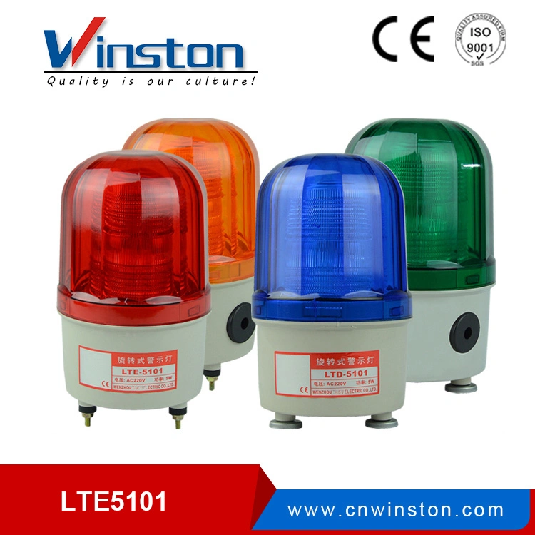 Lte-5106 LED Stroboscopic Warning Light DC12V 24V AC110V 220V