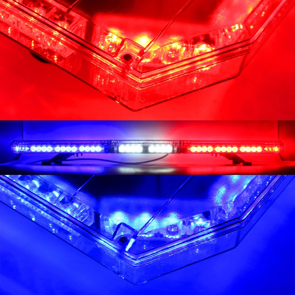 Haibang LED Red Blue Amber Lightbar Flashing Strobe Light Bar