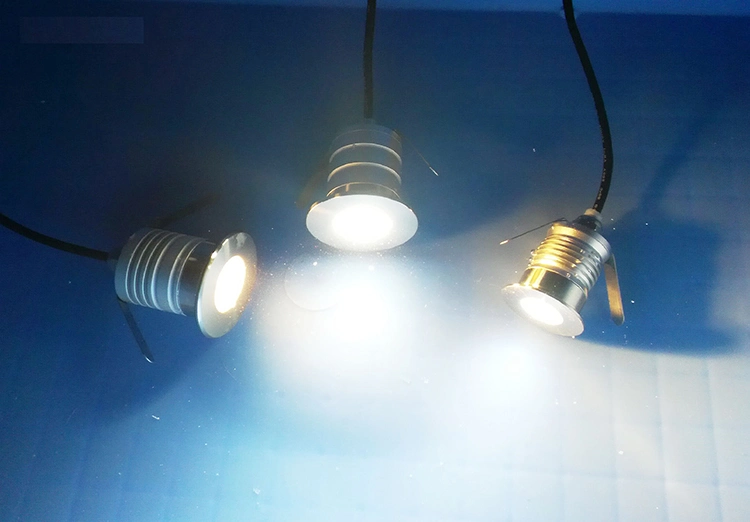 1W 3W Aluminum IP67 Waterproof Stair Spotlight Outdoor Deck Lamp LED Underground Light