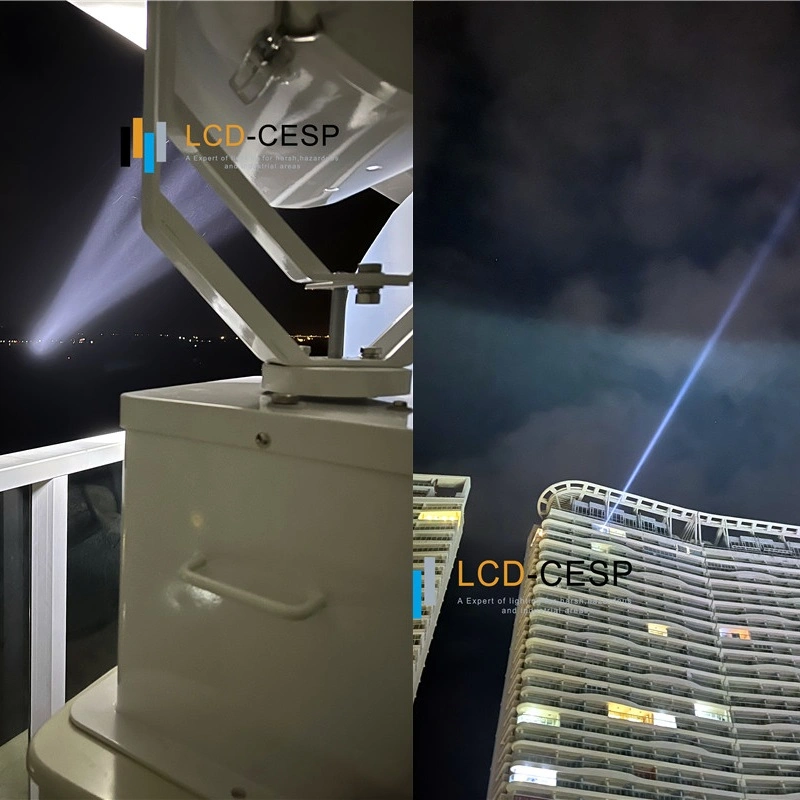 Spotlight with Focused Beam 2deg Power 2000W Xenon LED 150W 250W