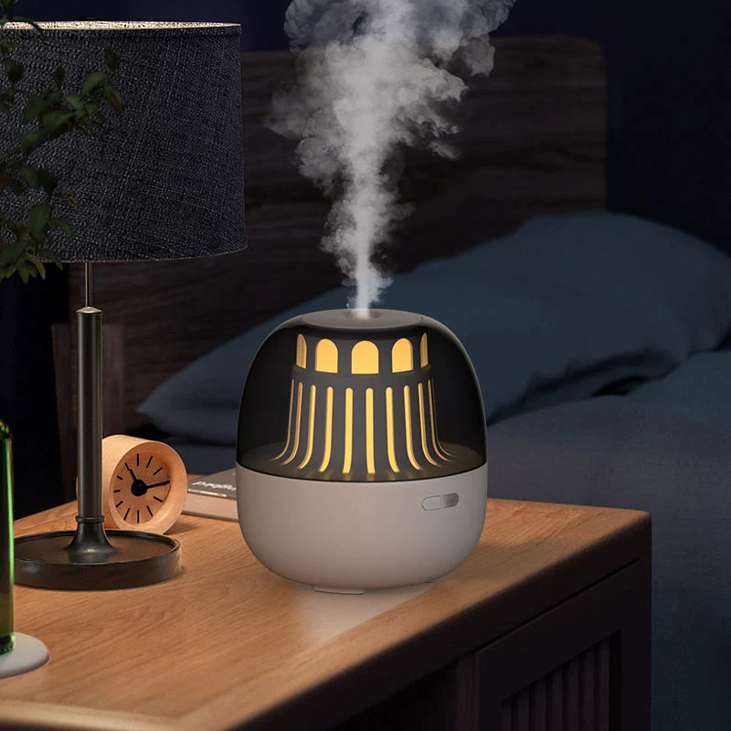 Portable Color Light Cool Mist Humidifier Lighthouse Aromatherapy Essential Oil Diffuser