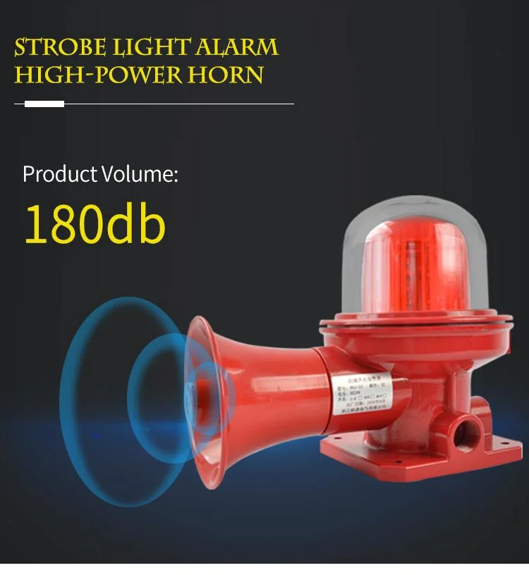 Professional Factory Bdj-02 Explosion Proof Flashing Audible and Visual Alarm Warning Light