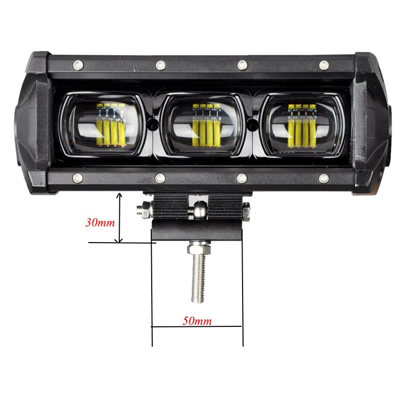 8 Inch 30W 9d White LED Light Bar for Truck