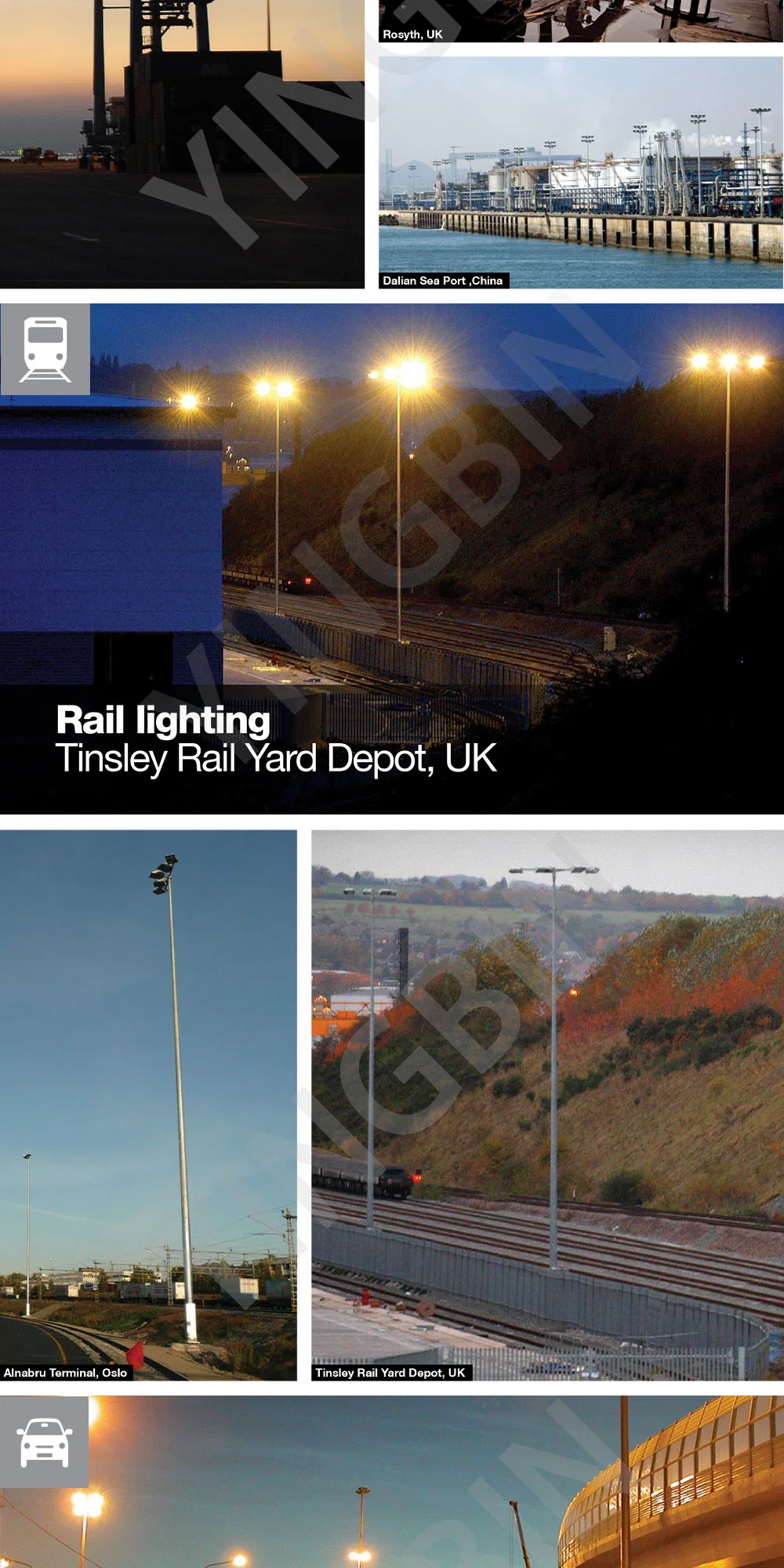 Outdoor LED Spot Light with Fall-Proof System