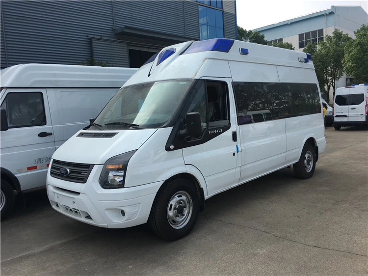 High Top 5 Meters Ford Ambulance with Negative Compartment