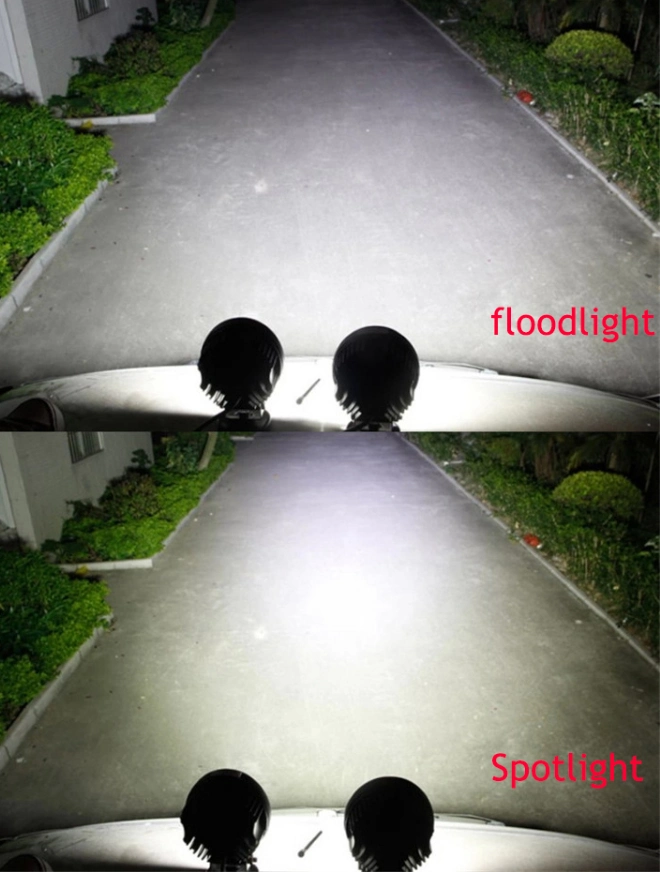 High Performance Quality Powerful Round or Square Ultra Offroad Lamp Car Truck ATV Flood Beam Sport LED 27W 9 LED