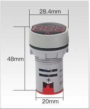 Factory Direct Supply Digital Display Voltmeter/Ammeter/Frequency Meter Indicator LED Highlight Signal Light with Current Transformer