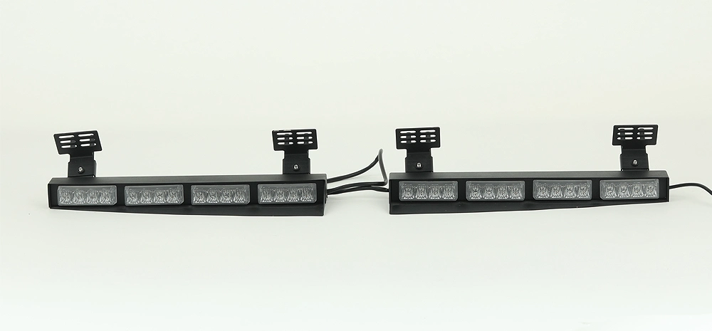 Haibang 12V LED Visor Lightbar Emergency Strobe Directional Windshield Light Bar