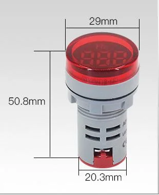 Factory Direct Supply Digital Display Voltmeter/Ammeter/Frequency Meter Indicator LED Highlight Signal Light with Current Transformer