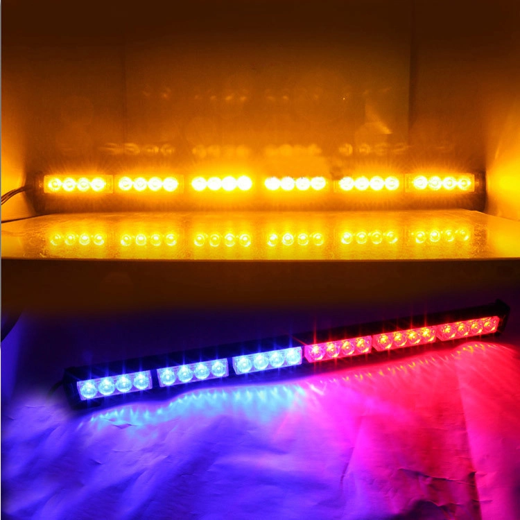 Flashing LED Light Bar Car Charger Magnetic Base