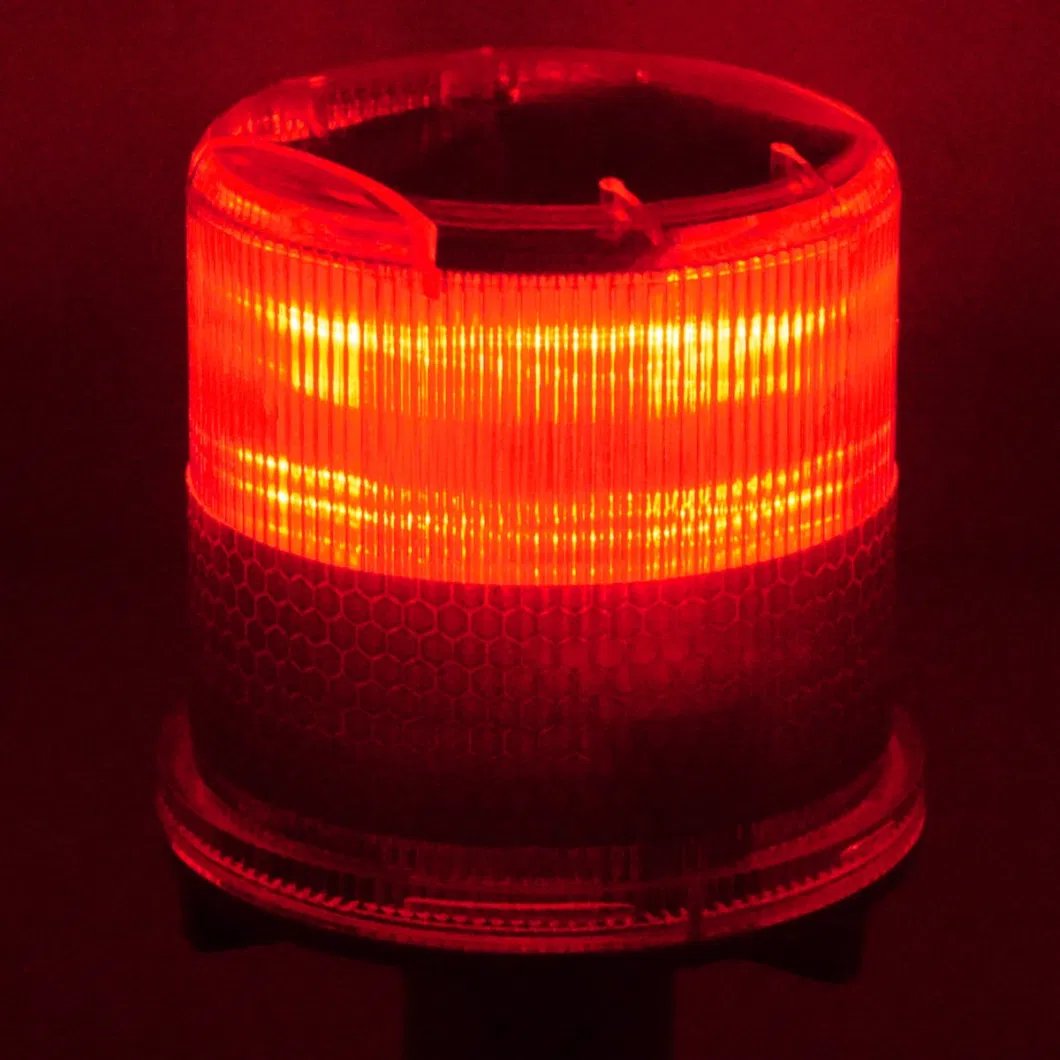 Traffic Solar LED Blinking Warning Lamp for Road Safety Solution