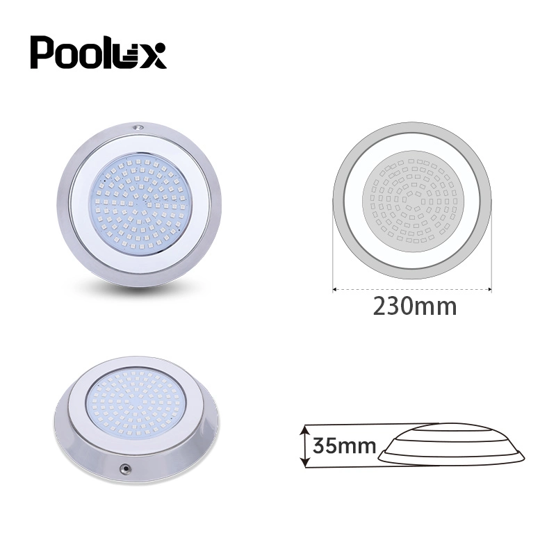 IP68 Inox Underwater Spotlight for Resin Filled Waterproof Lamp for Swimming Pool