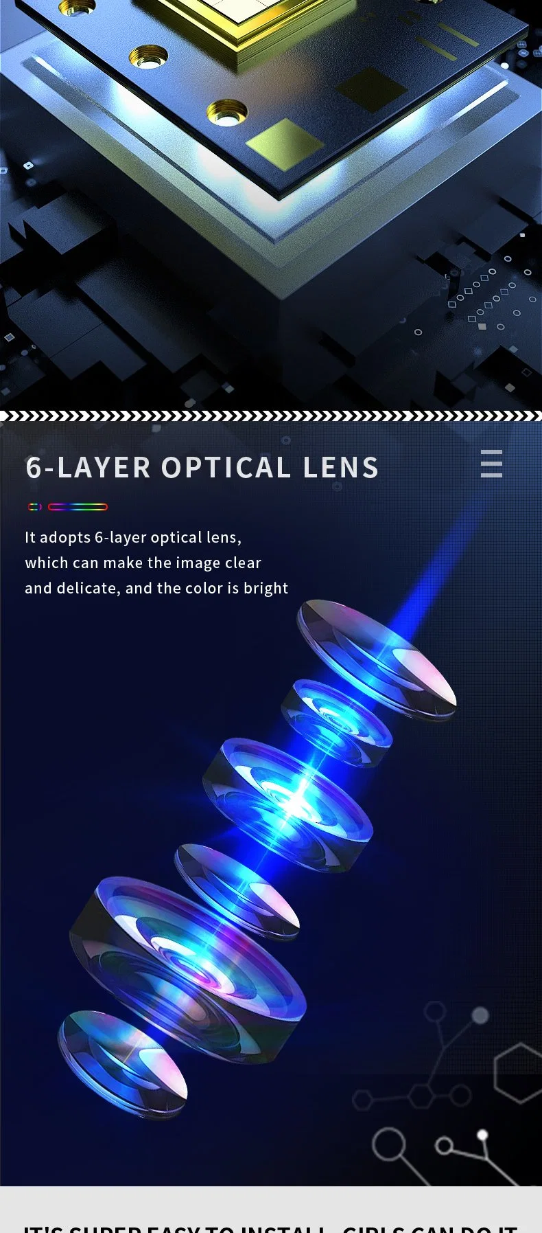 LED120W Bee-Eye Laser Mode Stroboscopic 4-in-1 Stage Light