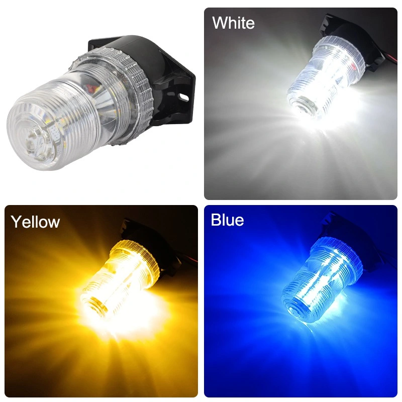 12V 60V Amber LED Alarm Strobe Beacon Warning Light for Forklift