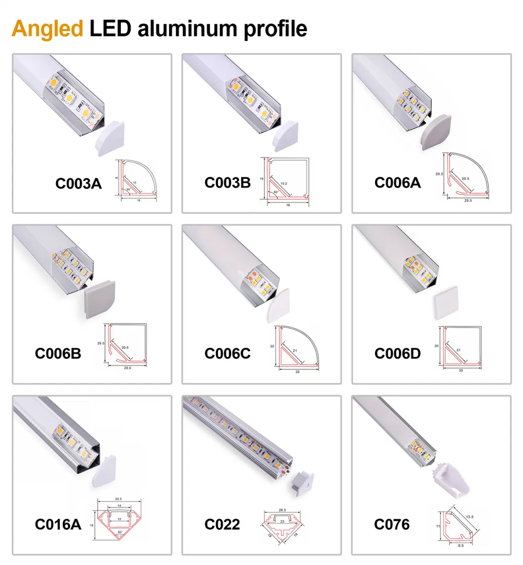 Aluminum Profile LED Linear Light Waterproof 8mm 10mm PCB LED Light Bar for Office Decoration