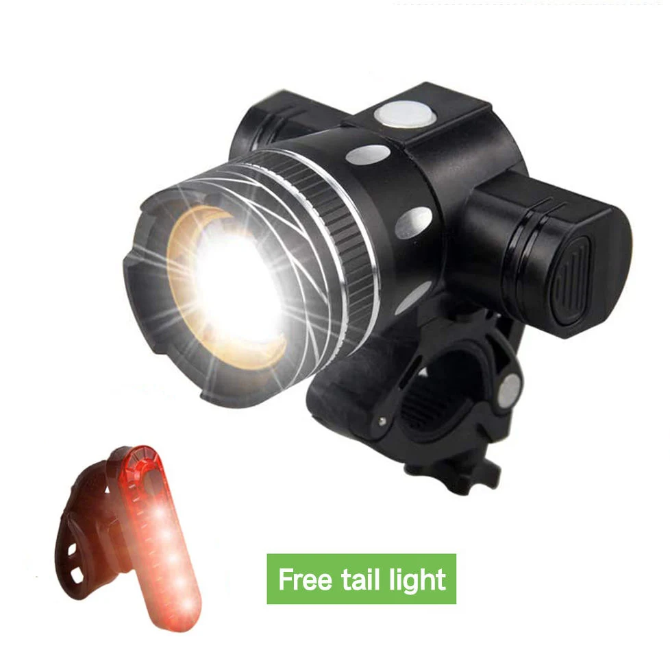 3mode Headlight Adjustable Cycling Lamp Bicycle Torch Lamp