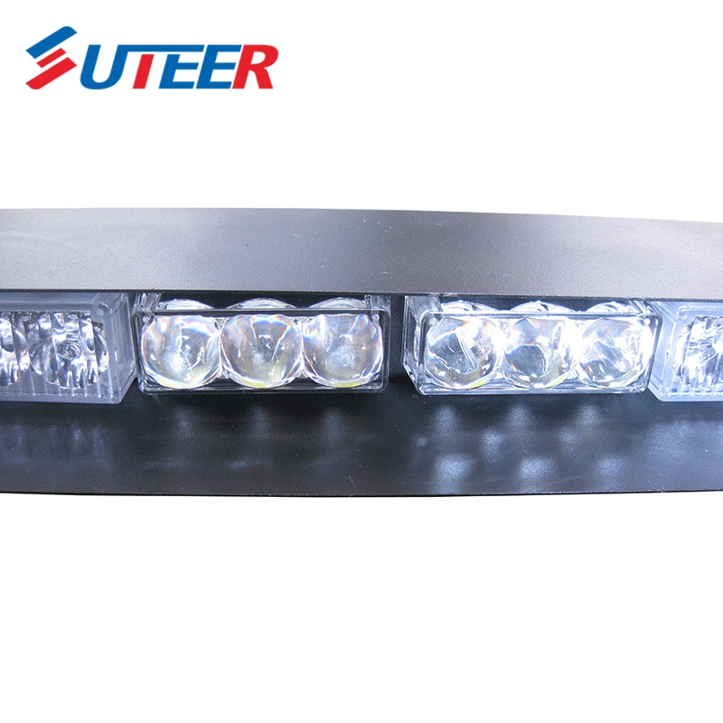 Interior LED Emergency Vehicle Back Windshiled Visor Light Bar