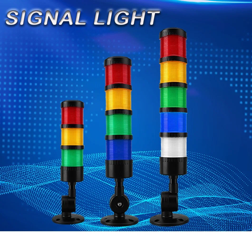 Industry 24V LED Warning Tower 5 Colors Multi Signal Lights Alarm Light