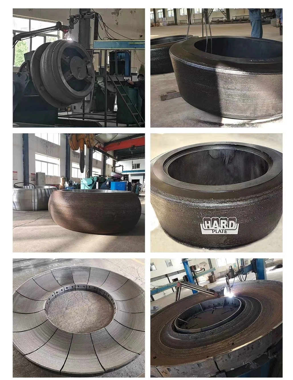 Hard Plate Coal Mill Grinding Roller Repair Welding Plate Wear Resistance Parts