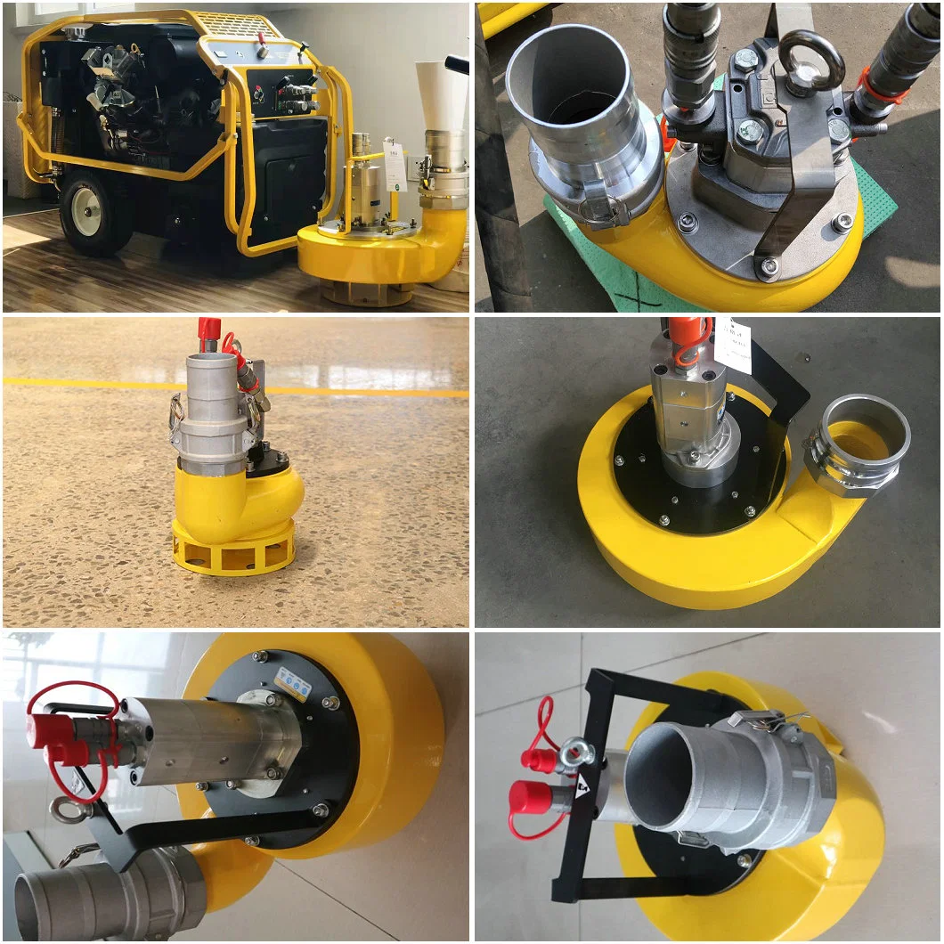 Submersible Drainage Water Hydraulic Sewage Pump for Sewer Slurry Suction Truck