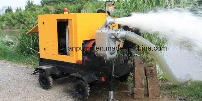 6 Inch Diesel Engine Self-Priming Centrifugal Sewage Water Treatment Pump