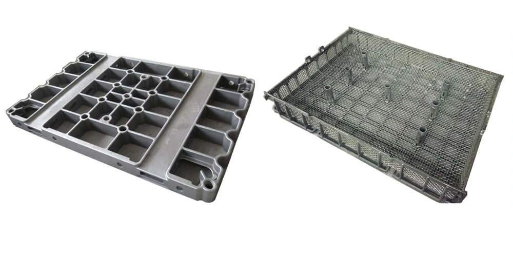 Lost Wax Casting Heat Resistant Alloy Cast Steel Furnace Spare Parts: Base Tray, Grids, Baskets, Fans, Fixtures for Industrial Furnaces