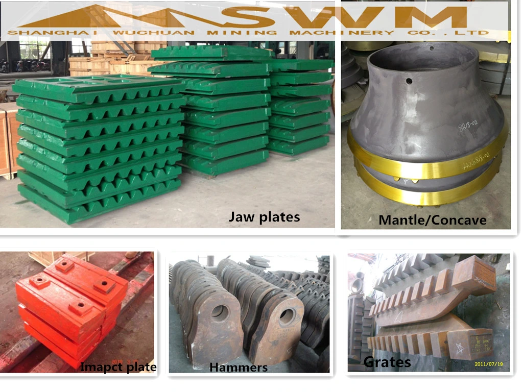 Manganese Casting Parts Liners Grids for Ball Mill