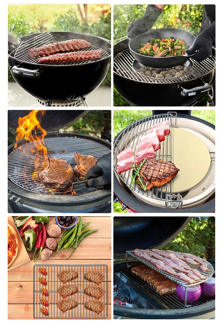 Barbecue Heat Resistant Non-Stick Grilling Mesh BBQ Cooking Barbecue Grate