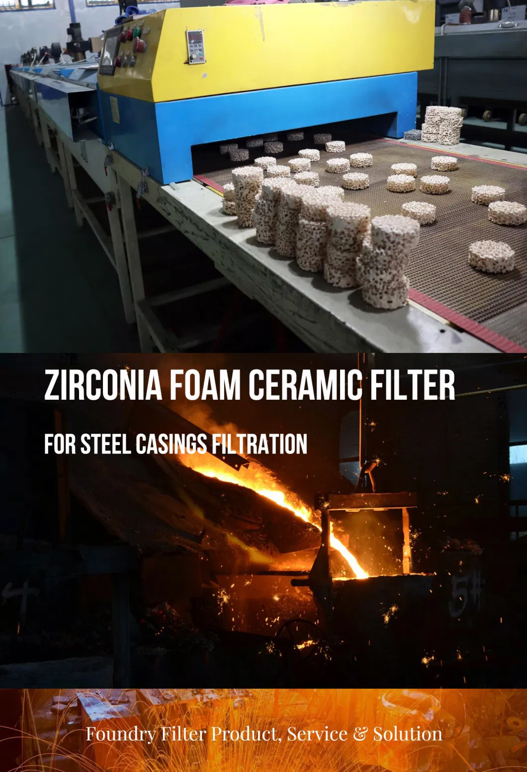 Good Filtration Effect for Stainless Steel or Cobalt-Based or Nickel-Based High-Temperature Alloy Castings