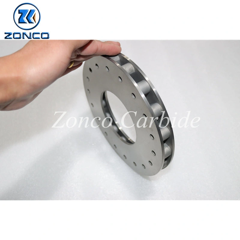 Customized Tungsten Carbide Wear-Resistant Parts as Atomizer Wheels for Sand Mill Mechanical Equipment