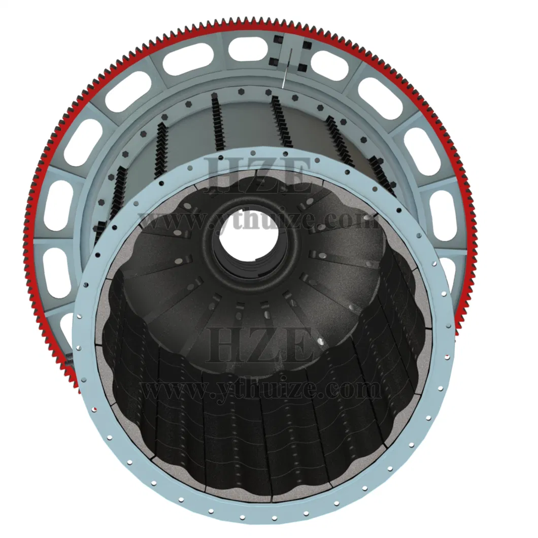 Rubber Liner Wet Ball Mill of Mineral Processing Plant