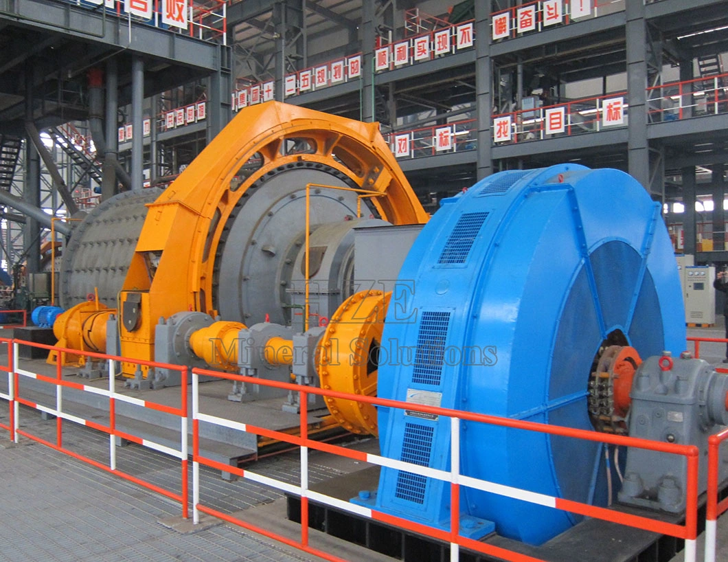 Gold Ore Milling Circuit Facilities Wet Ball Mill of Mineral Processing Plant
