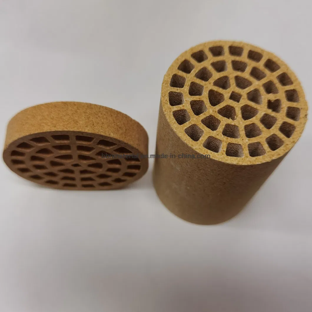 High Temperature Refractory Cordierite Ceramic Bobbin Holder Insulator Bobbin Part with Cap Used in Kiln