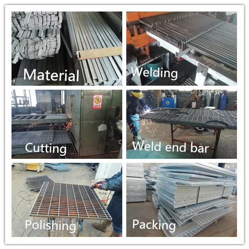 Hot DIP Galvanized Mill Finish Plain Type or Serrated Type Steel Walking Bar Grating with CE Approval for Industry Flooring and Mezzanine Grating