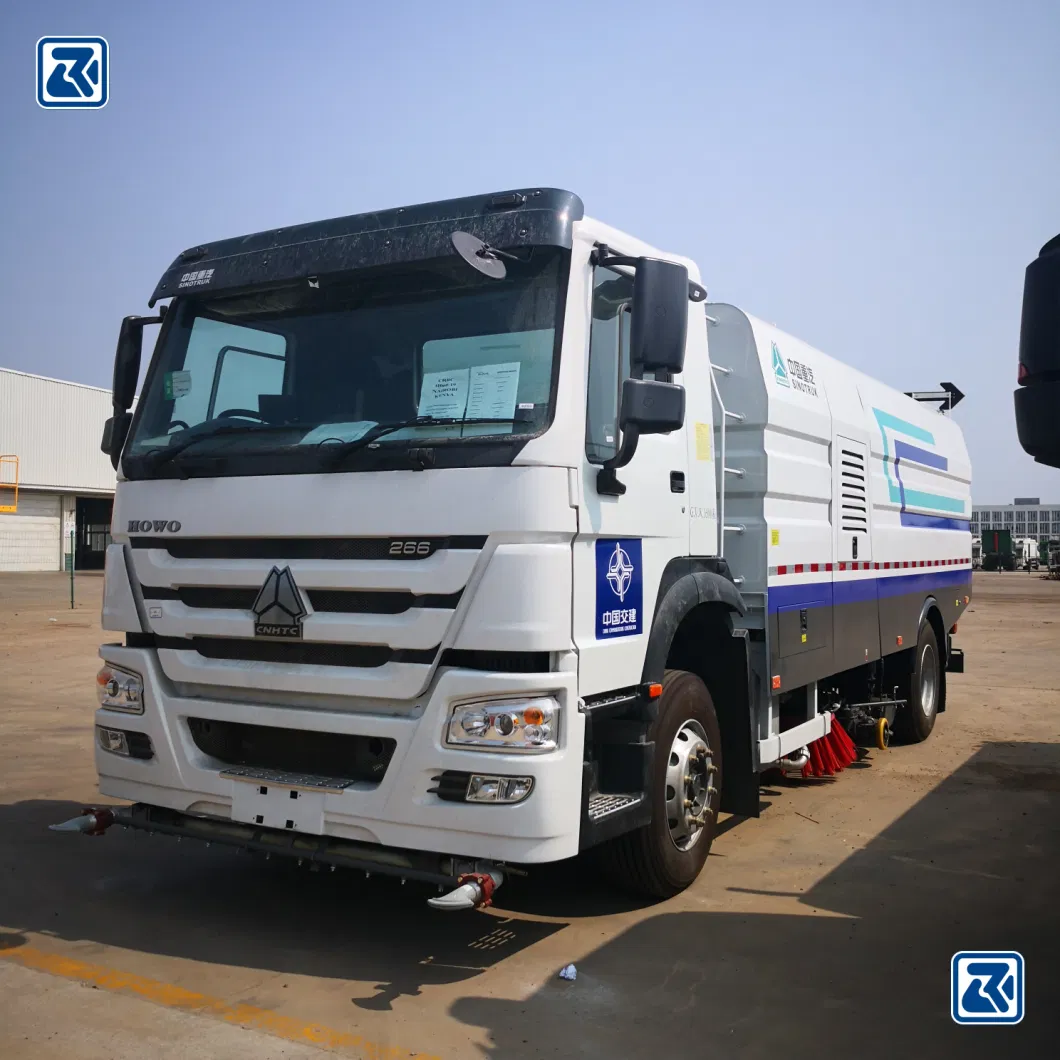 HOWO 6X4 Road Cleaning Truck Street Sweeper Truck