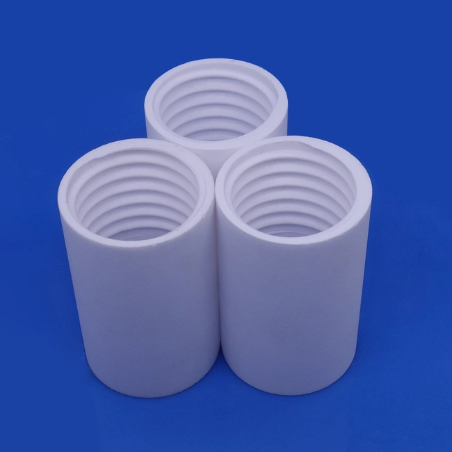 High Temperature Resistant Customized Ceramic Tube Sleeve Bushing for Furnace