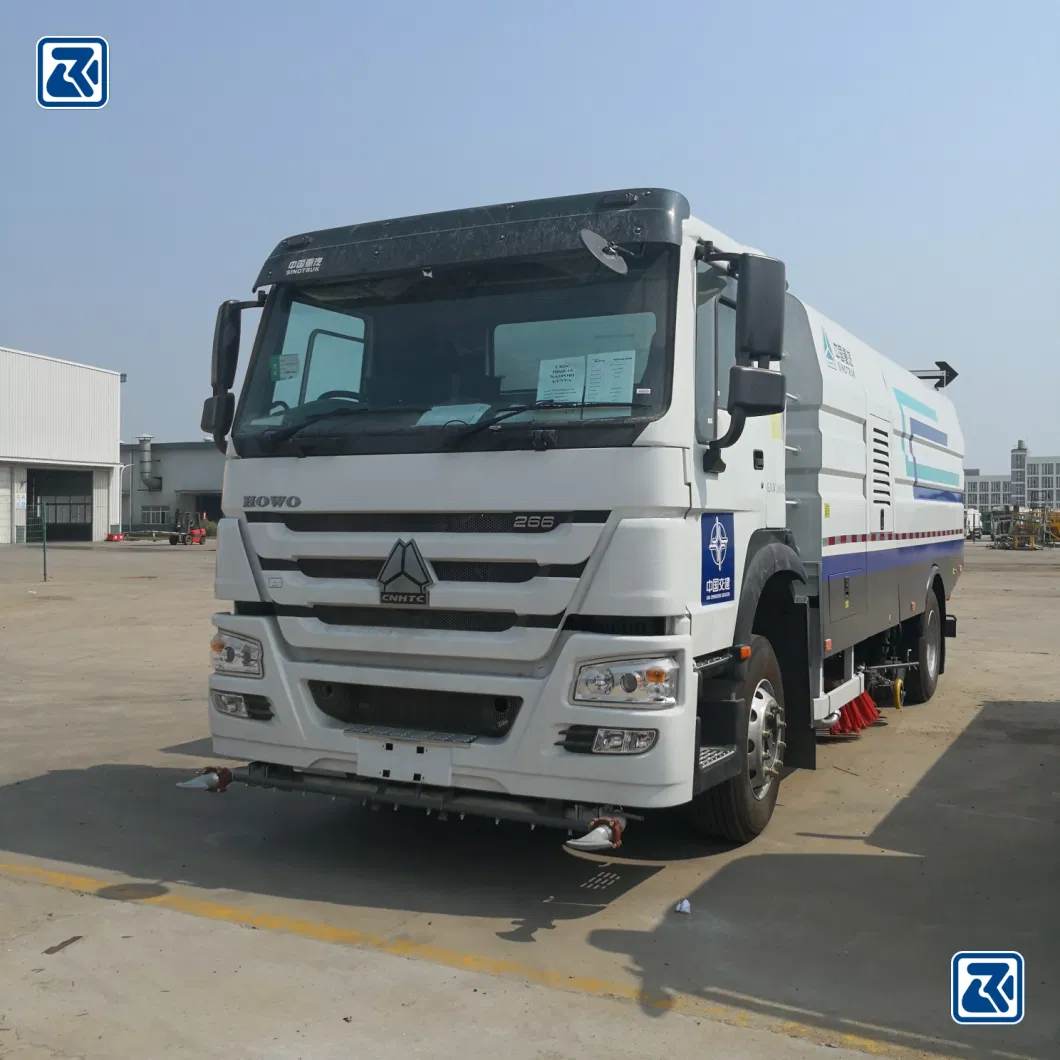 HOWO 6X4 Road Cleaning Truck Street Sweeper Truck