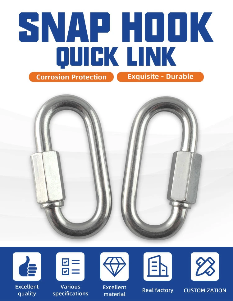 304 Stainless Steel Quick Link Chain Link Fastener