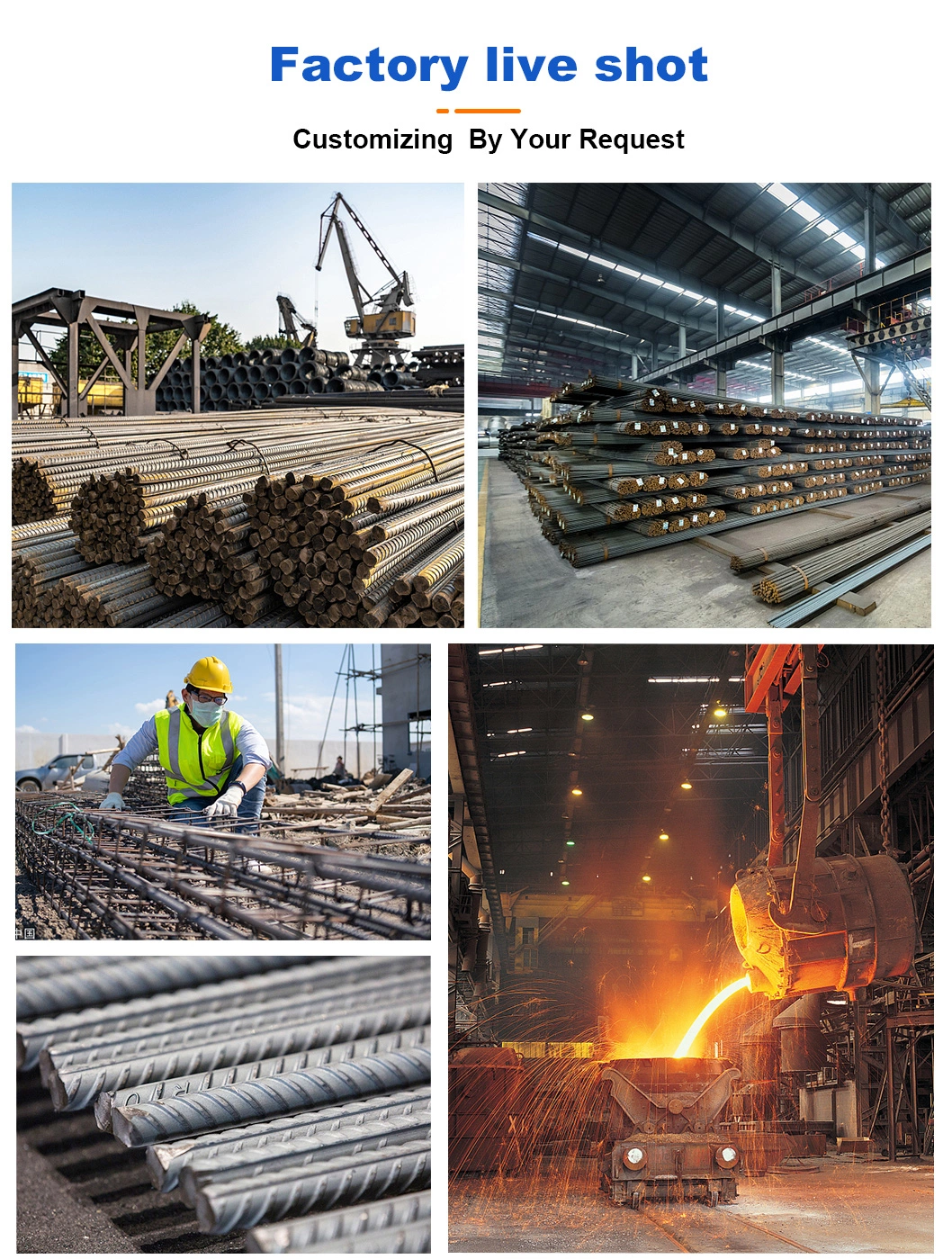 Threaded Steel Bar Three-Stage Earthquake-Resistant Steel Fine-Rolled Threaded Steel Construction Site Steel Disc Screw Stirrup Processing Spot Wholesale