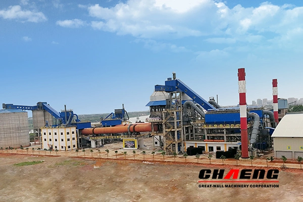 Energy Saving Active Lime Plant with Limestone Rotary Kiln