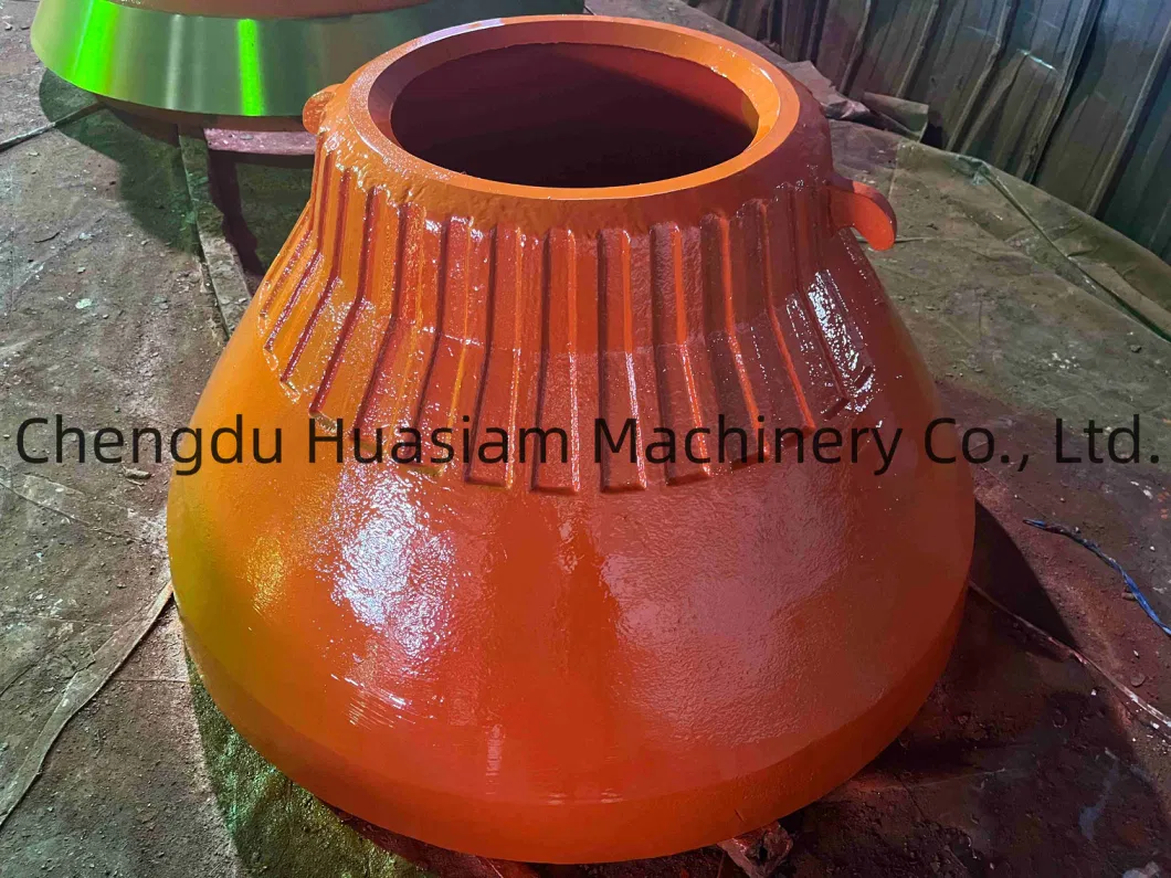 Mining Crusher Wear Parts High Manganese Mantle Concave Bowl Liner for Cone Crusher HP200 HP300