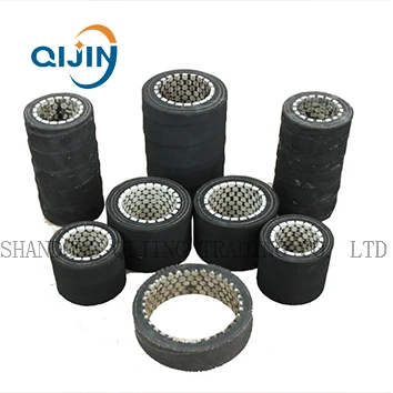 High Crush Resistance Rubber Ceramic Cylinder Composite Liner with 92 Alumina Ceramics