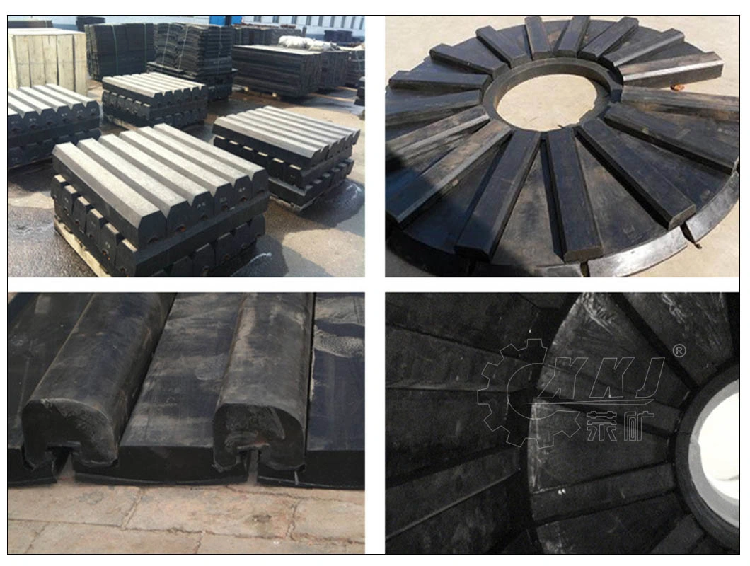 Rubber Casting Liner Lifting Bar Liner Spare Parts for Ball Mill Liner