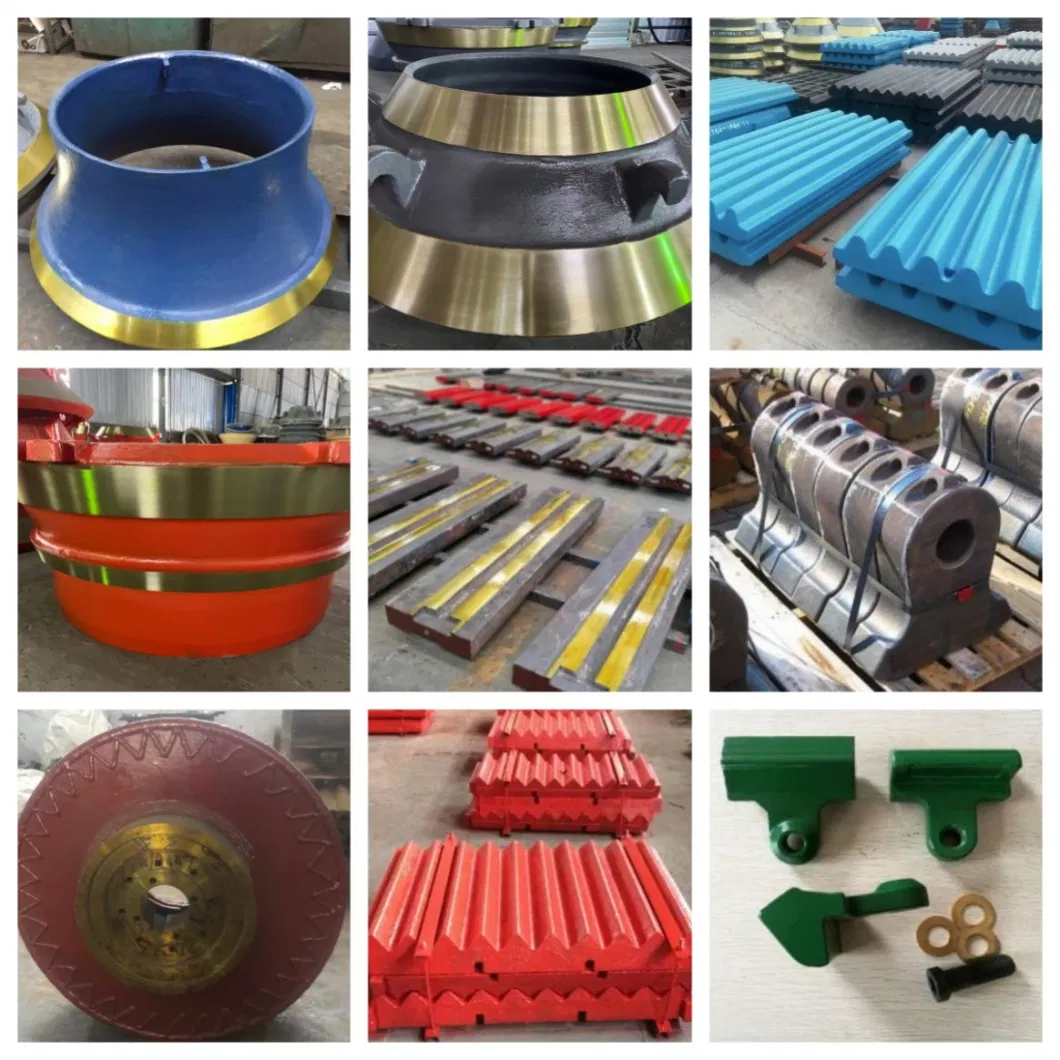 Mantle and Bowl Liner Concave Crusher Parts Supplier High Quality Mine Cone Crusher Wear Parts for Cone Crusher
