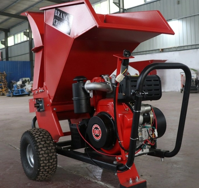 Electric Garden Branch Crusher Diesel Wood Crusher Sawdust Slicer