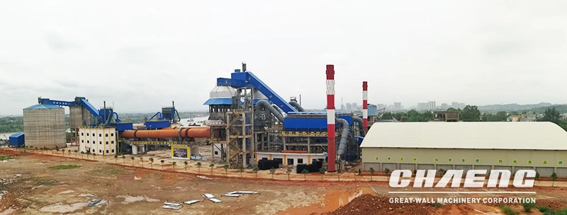 Energy Saving Active Lime Plant with Limestone Rotary Kiln