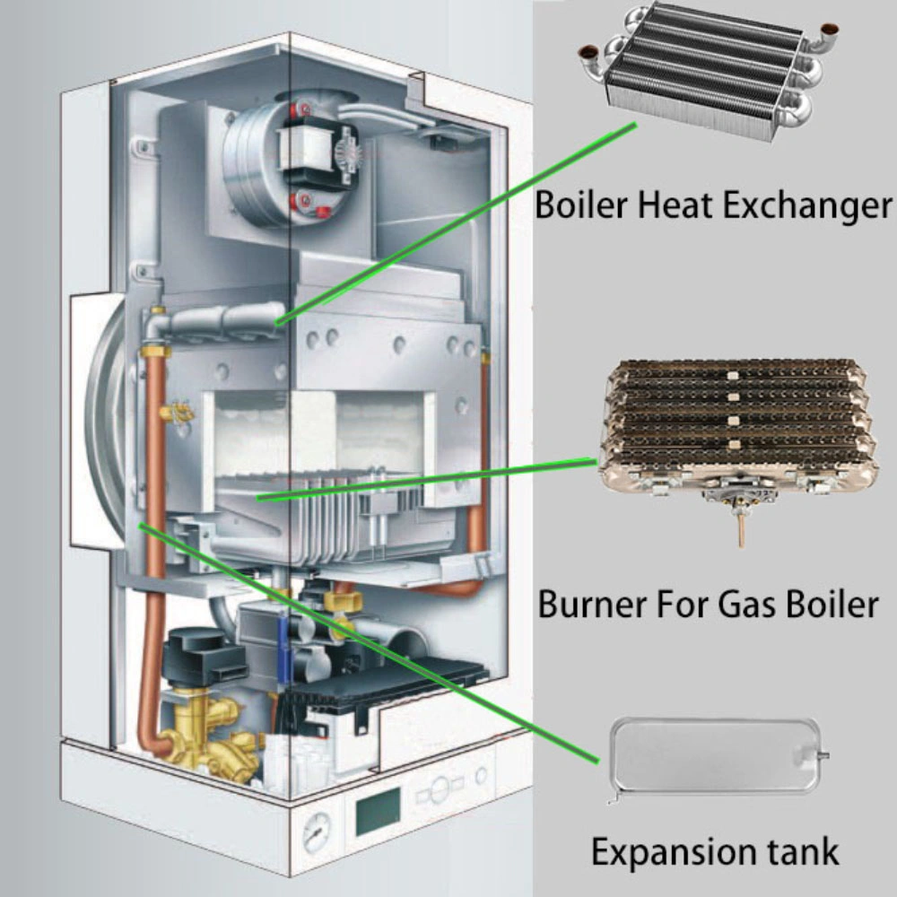 Gas Boiler Heat Exchange Boiler Parts Gas Water Heater Parts