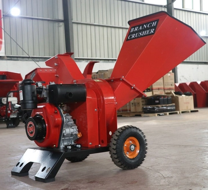 Electric Garden Branch Crusher Diesel Wood Crusher Sawdust Slicer