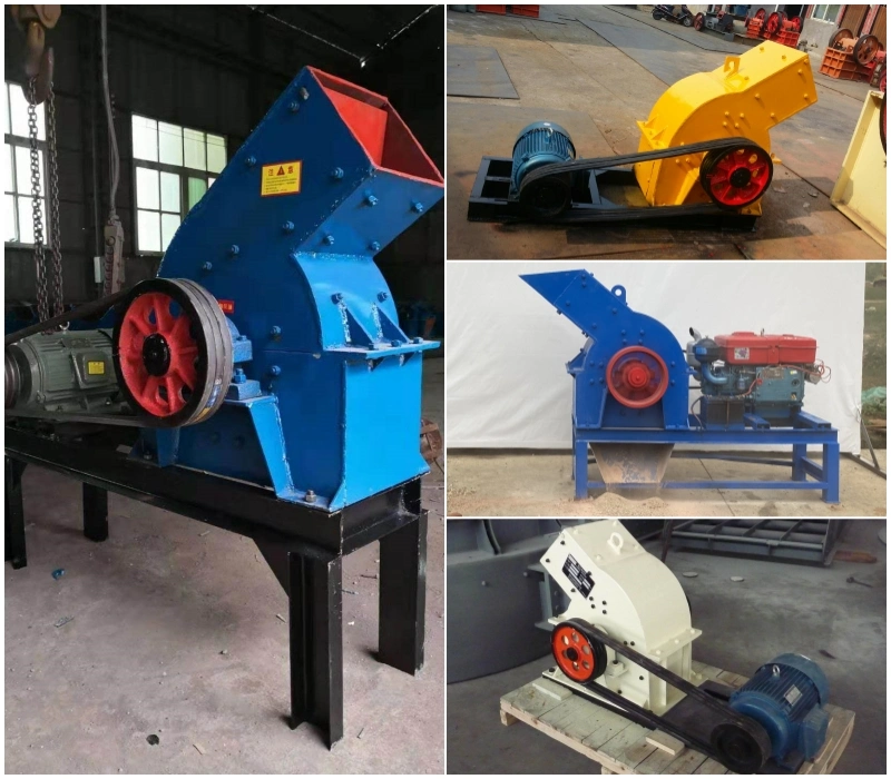 PC 400*300 600*800 Mobile Rock Crushing Soil Hammer Crusher Machine Plant