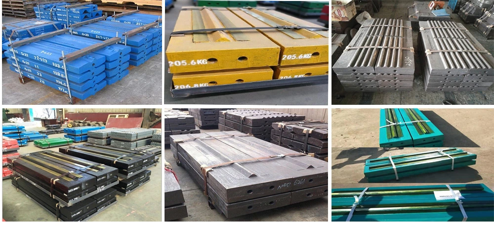 High Manganese Steel Casting Wear Parts Impact Crusher Blow Bar for Mine Quarry Application
